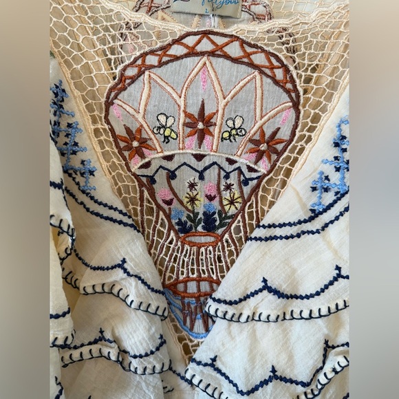 NWT Fillyboo Whimsy Hot Air Balloon Tiered Ruffle Mini Dress Size Large - Picture 8 of 15